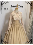 Forest Song Asterius Point Collar Striped Blouse(Leftovers/4 Colours/Full Payment Without Shipping)